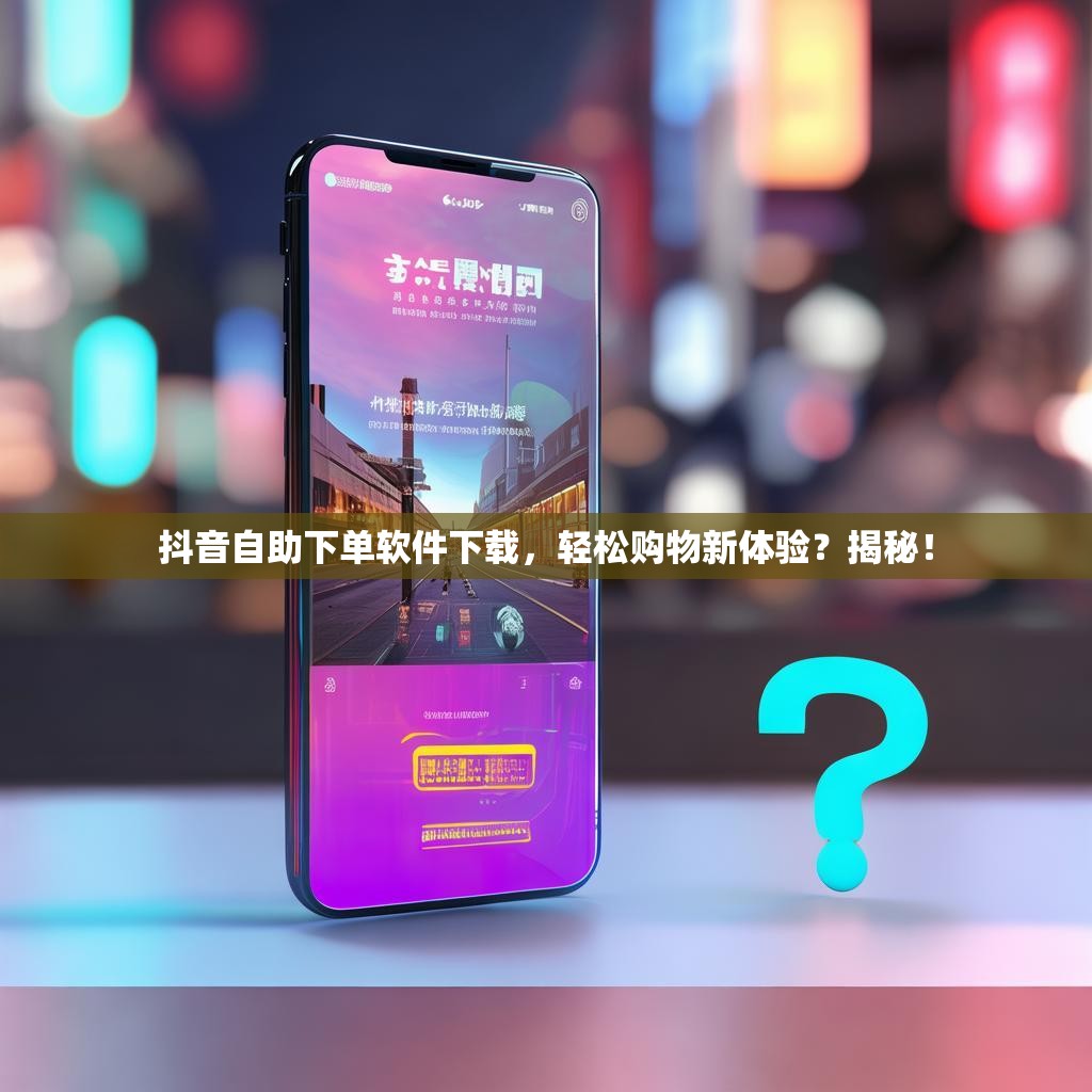 抖音自助下单软件下载，轻松购物新体验？揭秘！