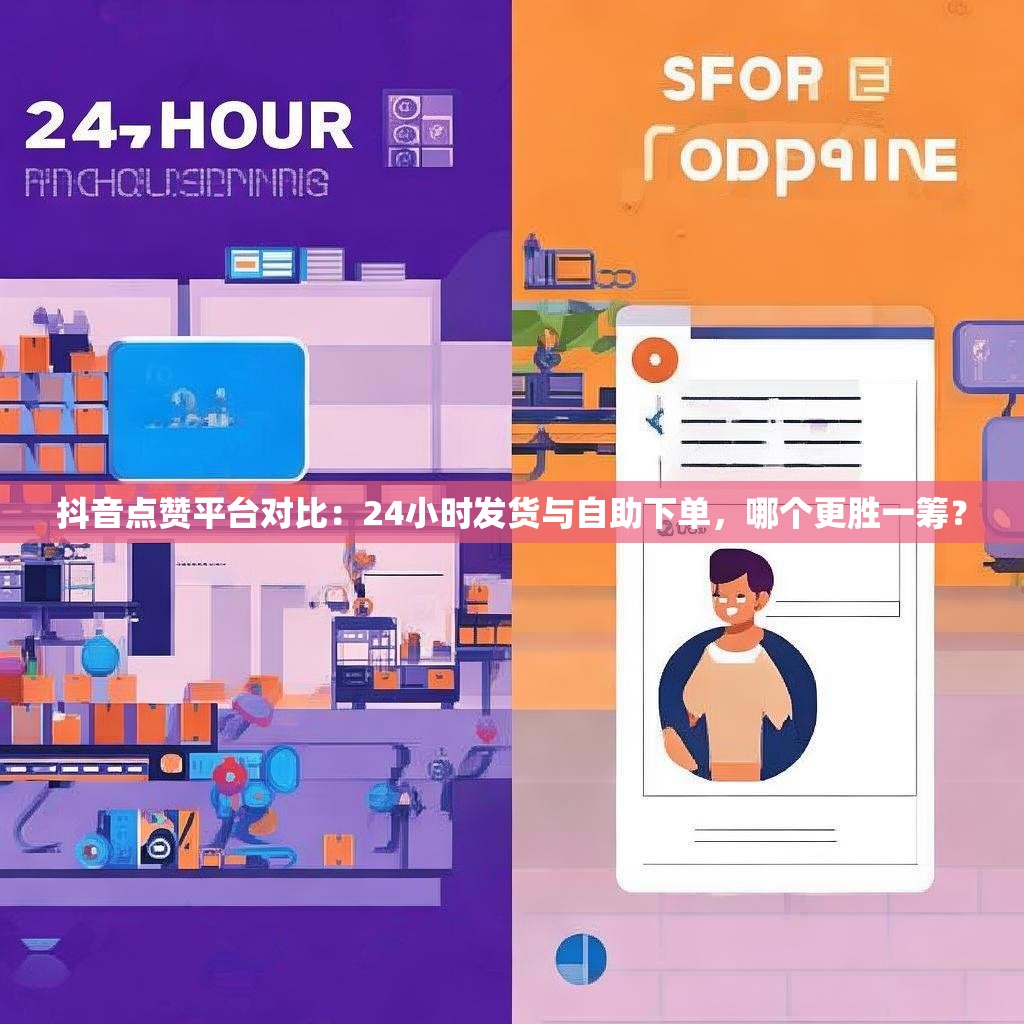 抖音点赞平台对比：24小时发货与自助下单，哪个更胜一筹？