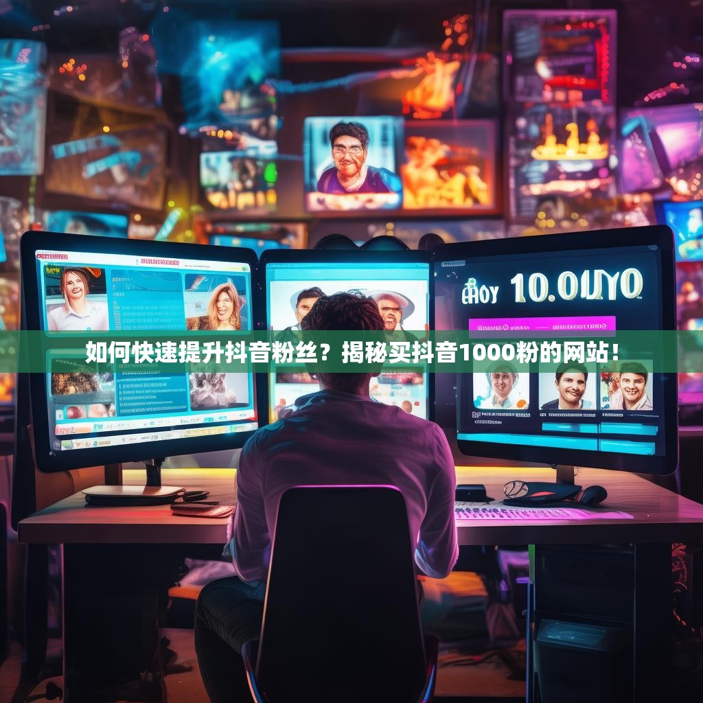 如何快速提升抖音粉丝？揭秘买抖音1000粉的网站！