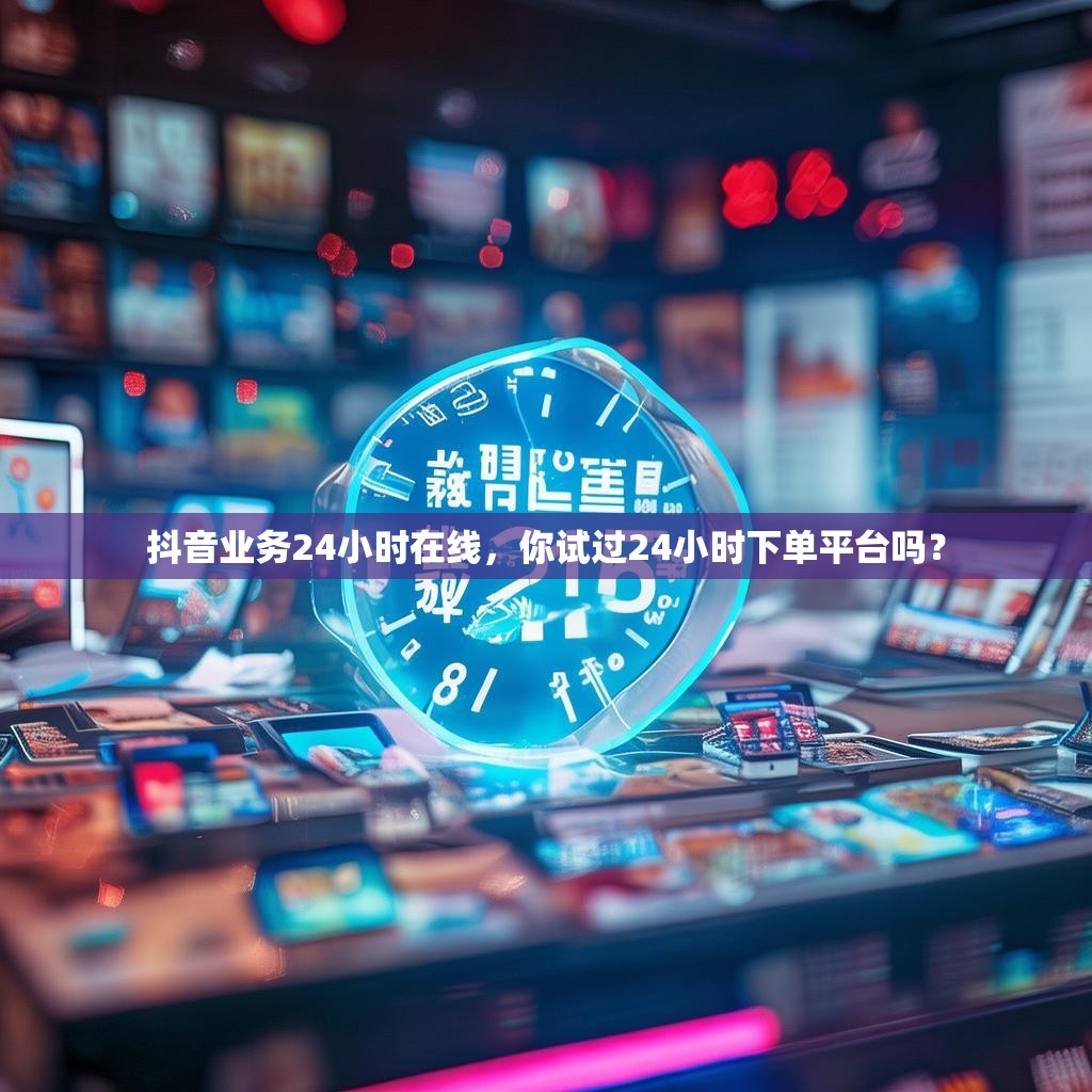 抖音业务24小时在线，你试过24小时下单平台吗？