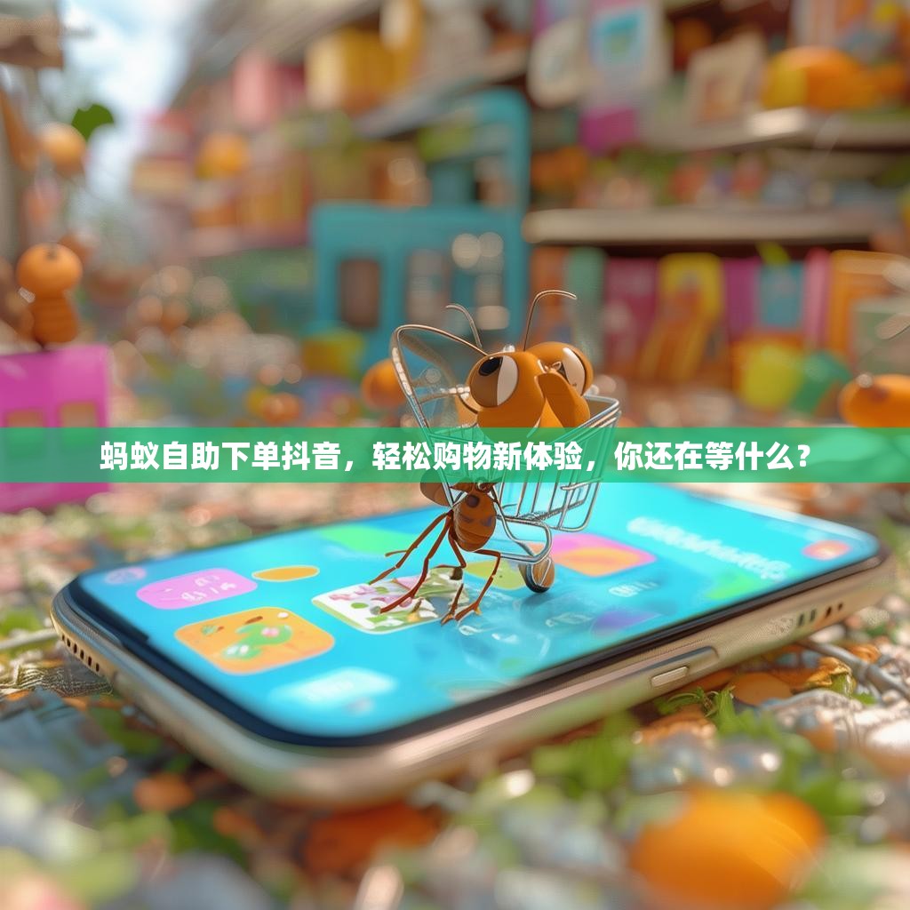 蚂蚁自助下单抖音，轻松购物新体验，你还在等什么？