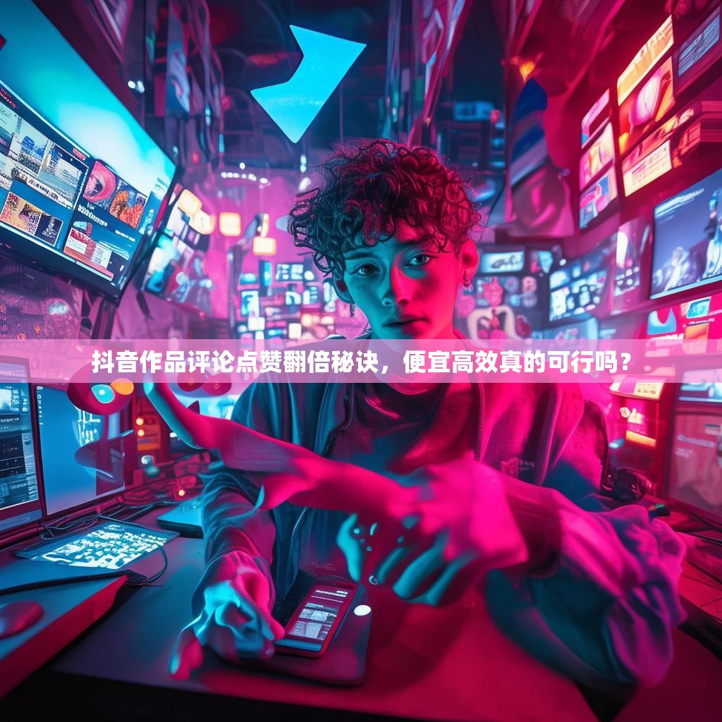 抖音作品评论点赞翻倍秘诀，便宜高效真的可行吗？