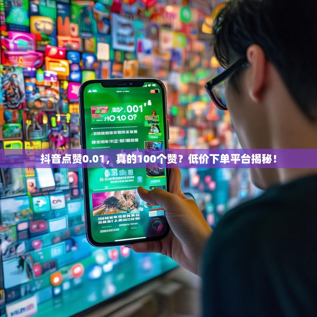 抖音点赞0.01，真的100个赞？低价下单平台揭秘！