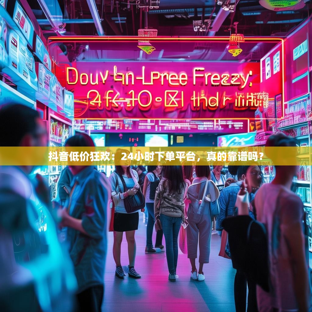抖音低价狂欢：24小时下单平台，真的靠谱吗？