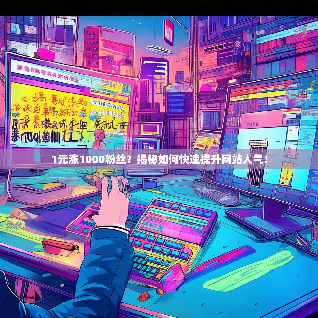 1元涨1000粉丝？揭秘如何快速提升网站人气！