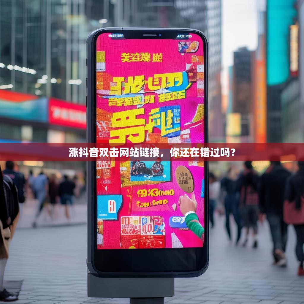 涨抖音双击网站链接，你还在错过吗？