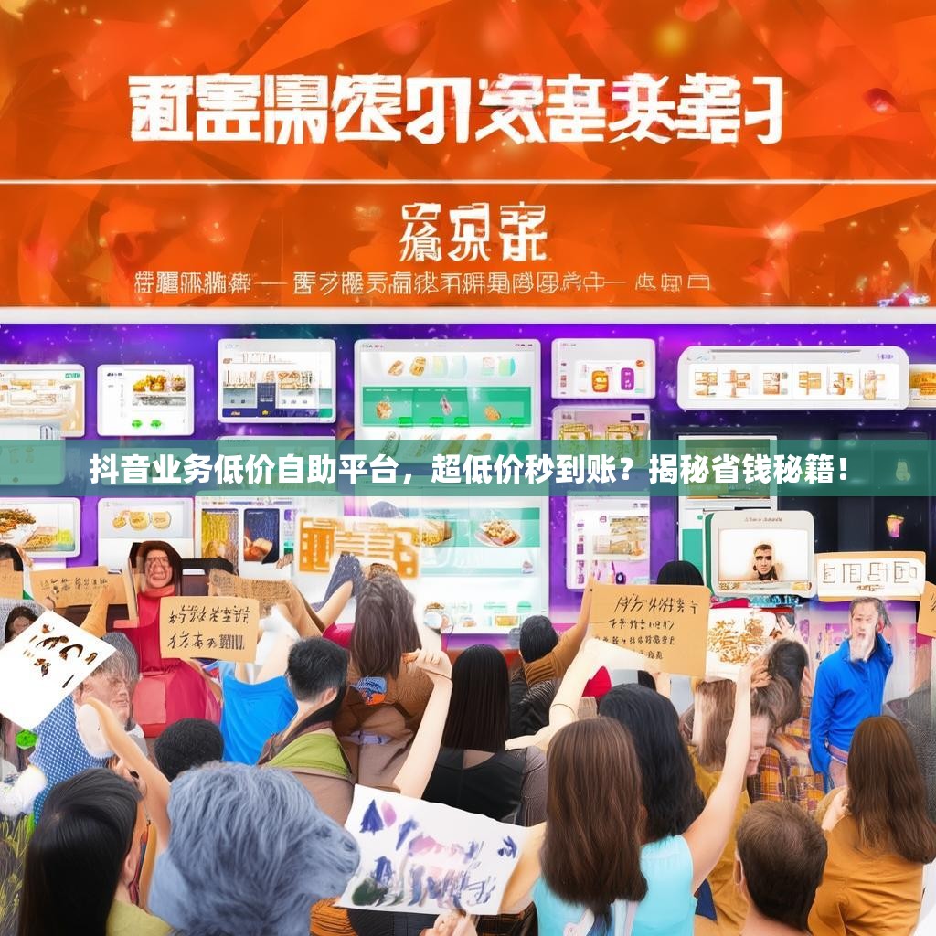 抖音业务低价自助平台，超低价秒到账？揭秘省钱秘籍！