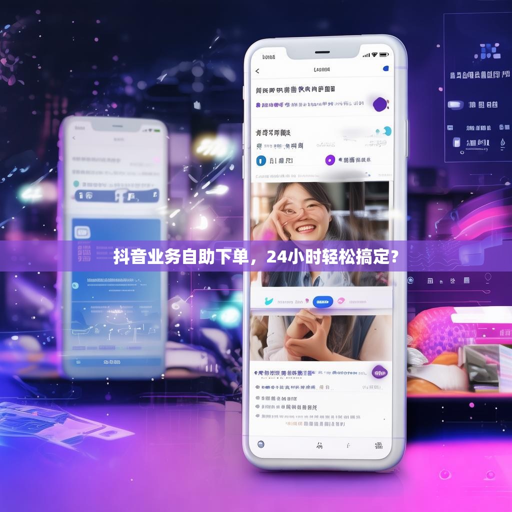 抖音业务自助下单，24小时轻松搞定？