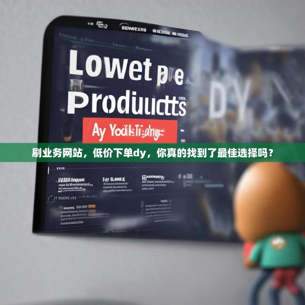 刷业务网站，低价下单dy，你真的找到了最佳选择吗？