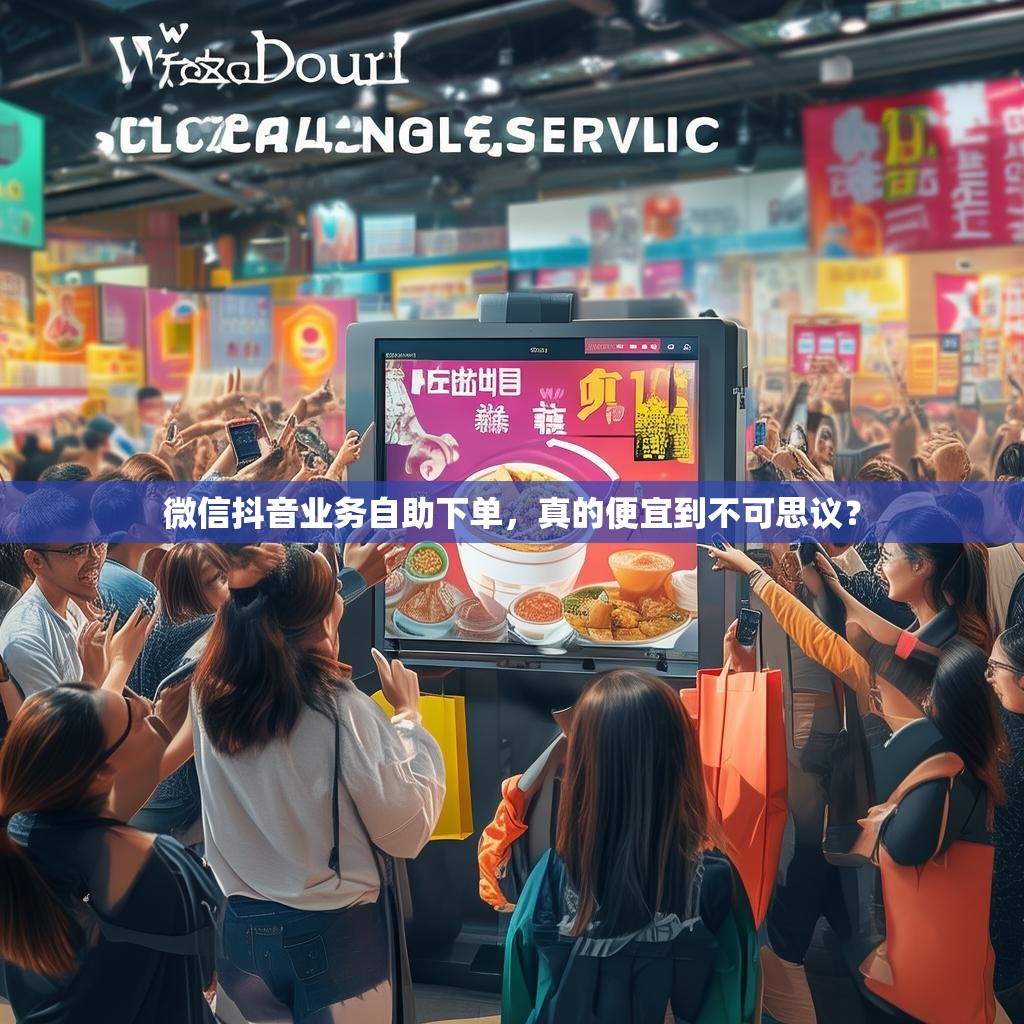 微信抖音业务自助下单，真的便宜到不可思议？
