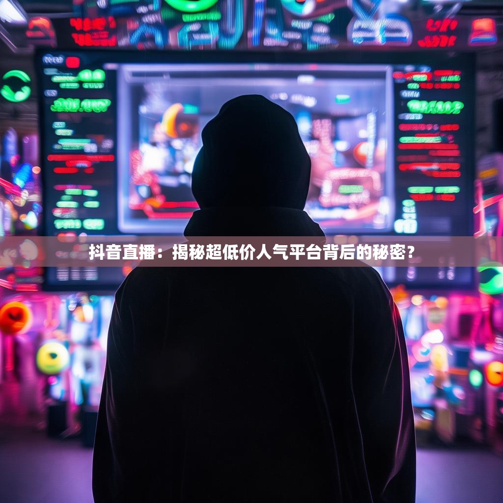 抖音直播：揭秘超低价人气平台背后的秘密？