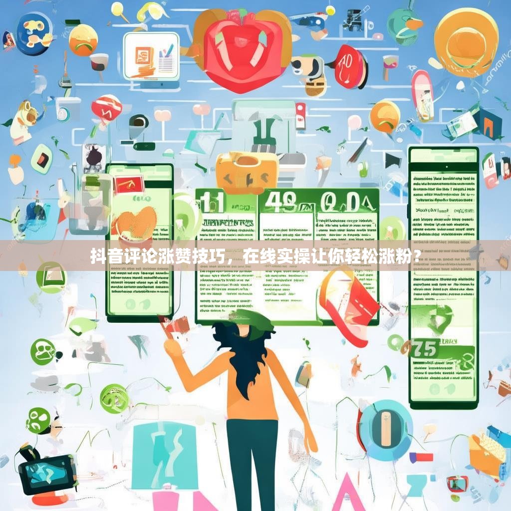 抖音评论涨赞技巧，在线实操让你轻松涨粉？