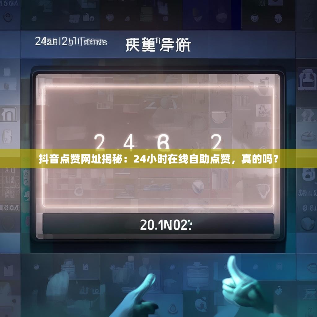 抖音点赞网址揭秘：24小时在线自助点赞，真的吗？