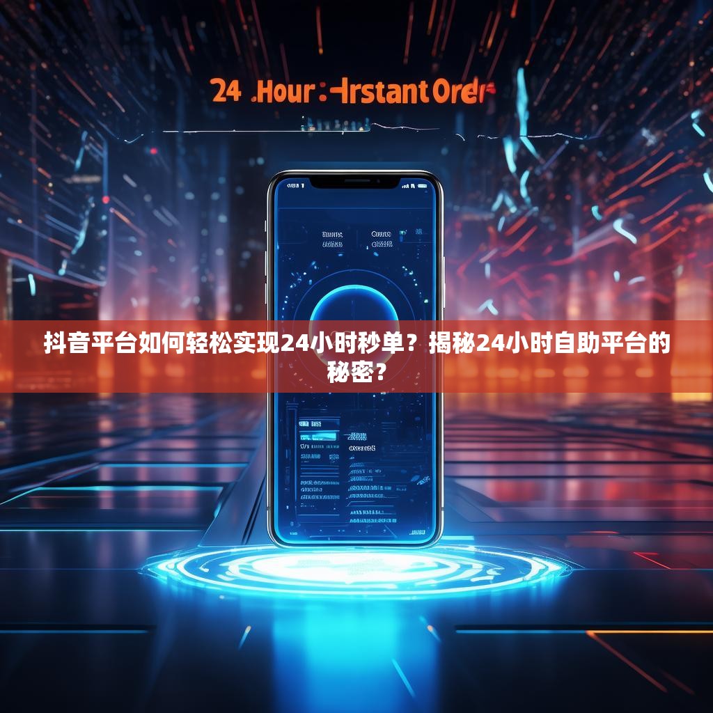 抖音平台如何轻松实现24小时秒单？揭秘24小时自助平台的秘密？
