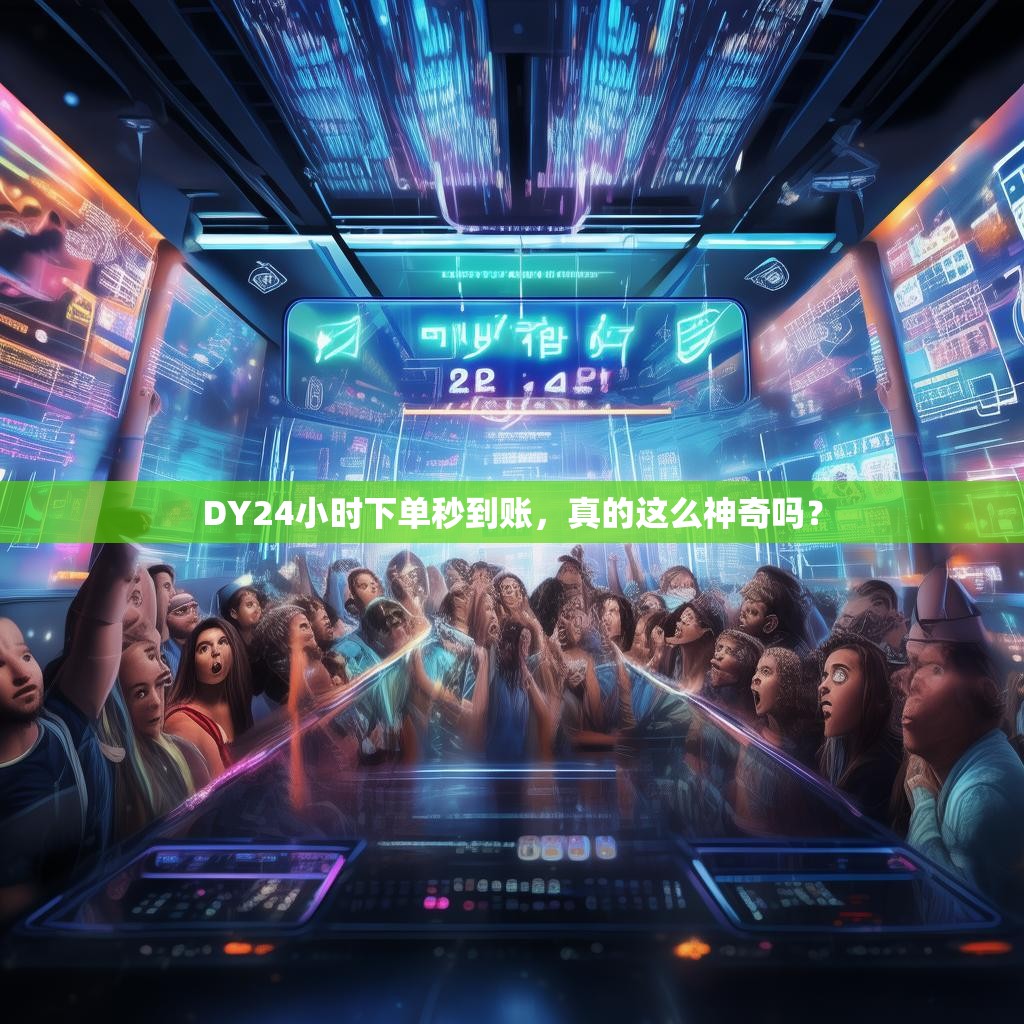 DY24小时下单秒到账，真的这么神奇吗？