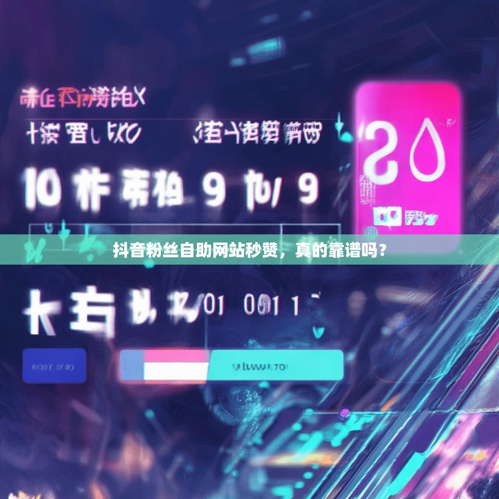 抖音粉丝自助网站秒赞，真的靠谱吗？