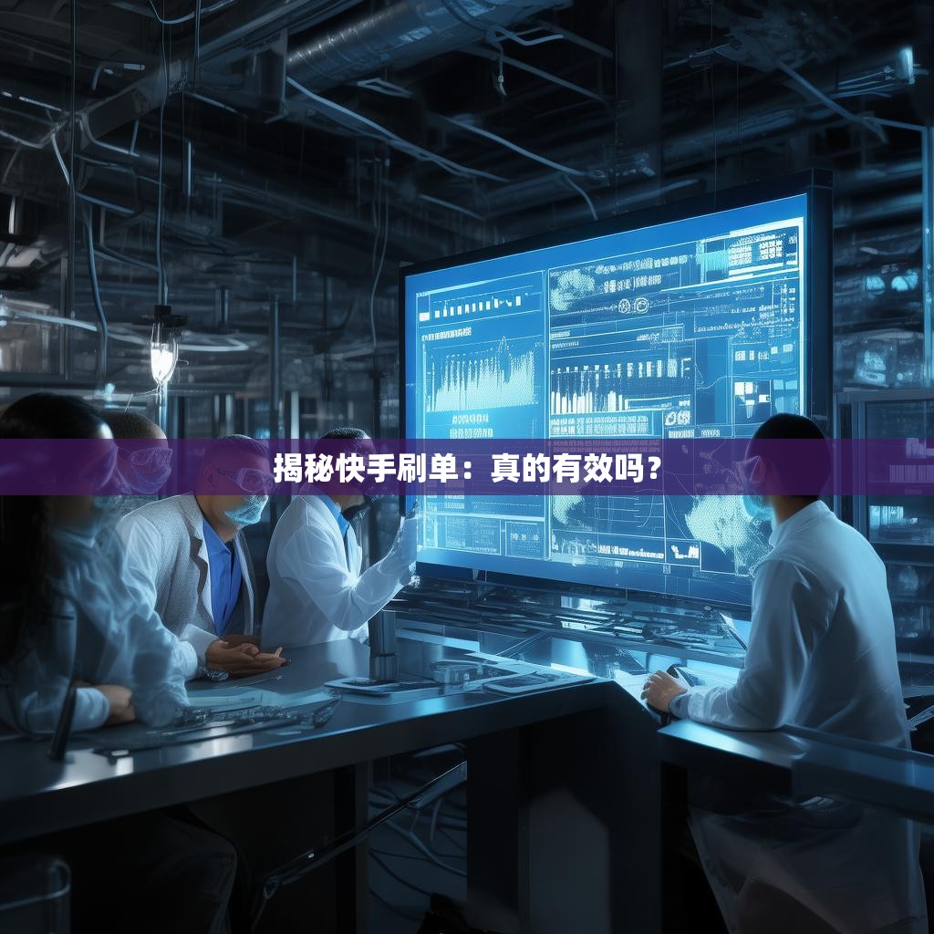 揭秘快手刷单：真的有效吗？