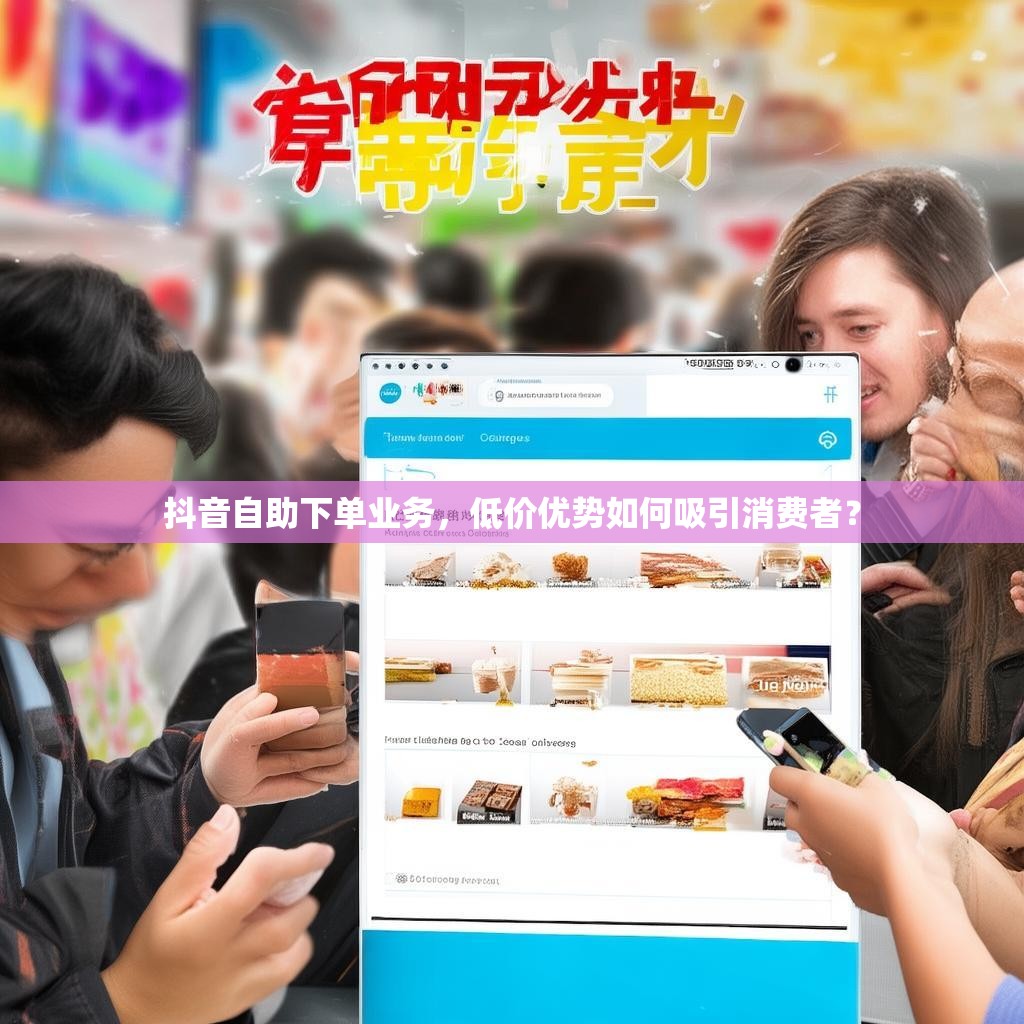 抖音自助下单业务，低价优势如何吸引消费者？