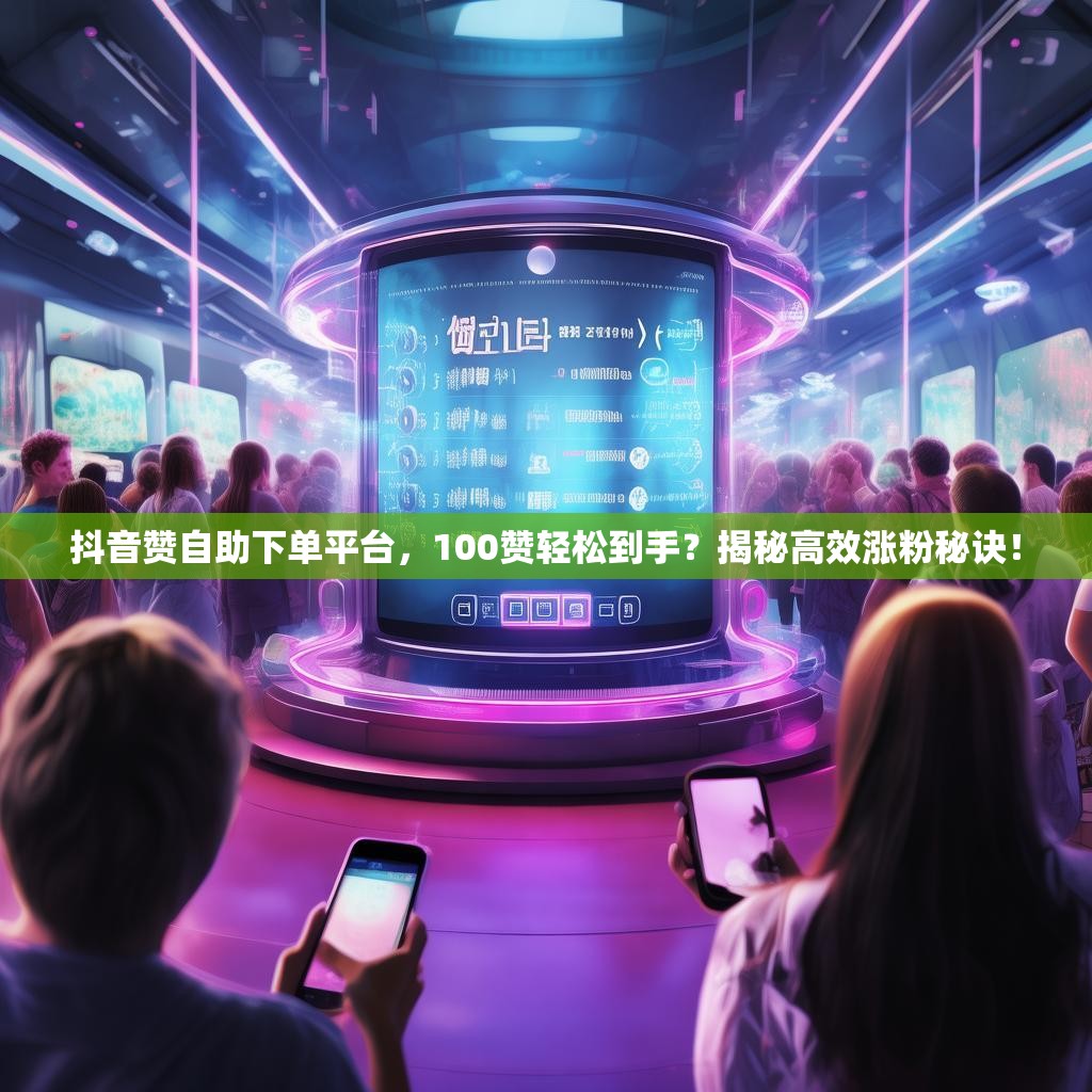 抖音赞自助下单平台，100赞轻松到手？揭秘高效涨粉秘诀！