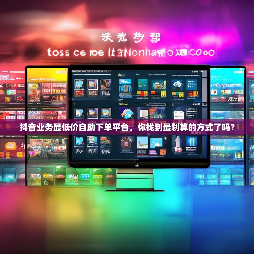 抖音业务最低价自助下单平台，你找到最划算的方式了吗？
