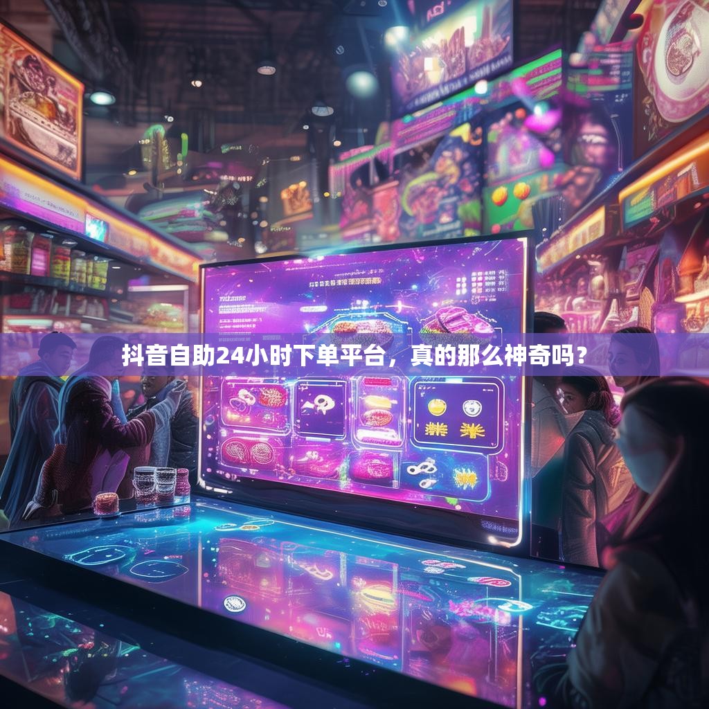 抖音自助24小时下单平台，真的那么神奇吗？
