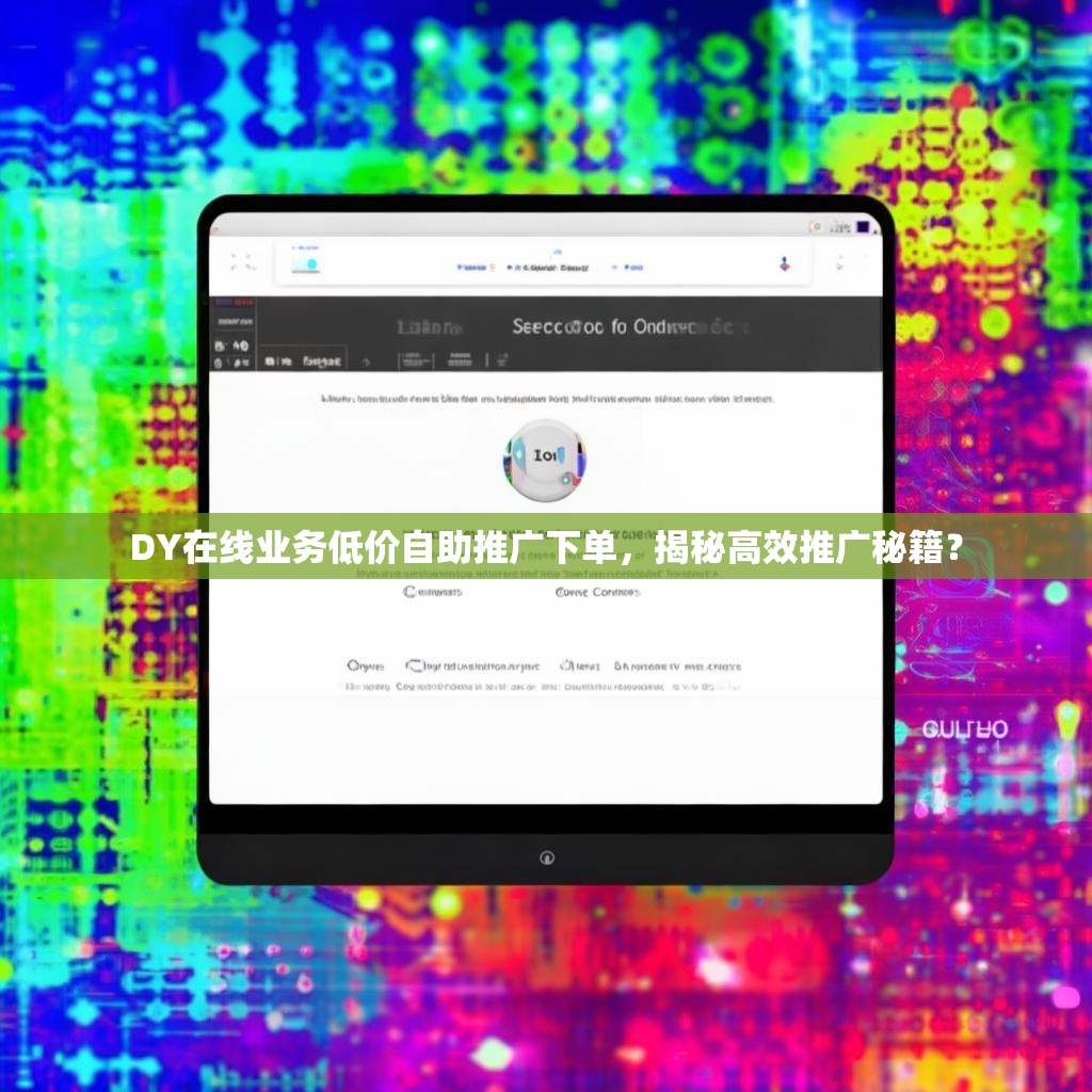 DY在线业务低价自助推广下单，揭秘高效推广秘籍？