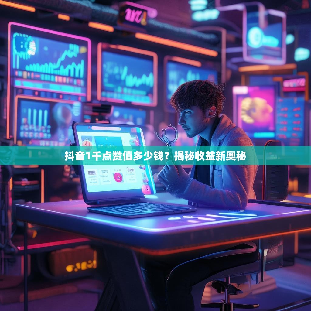 抖音1千点赞值多少钱？揭秘收益新奥秘