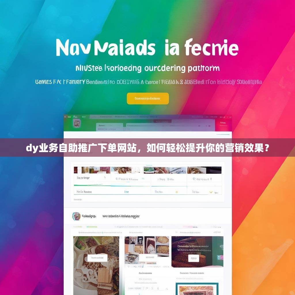 详细阅读:dy业务自助推广下单网站,如何轻松提升你的营销效果? dy业务自助推广下单网站,如何轻松提升你的营销效果?
