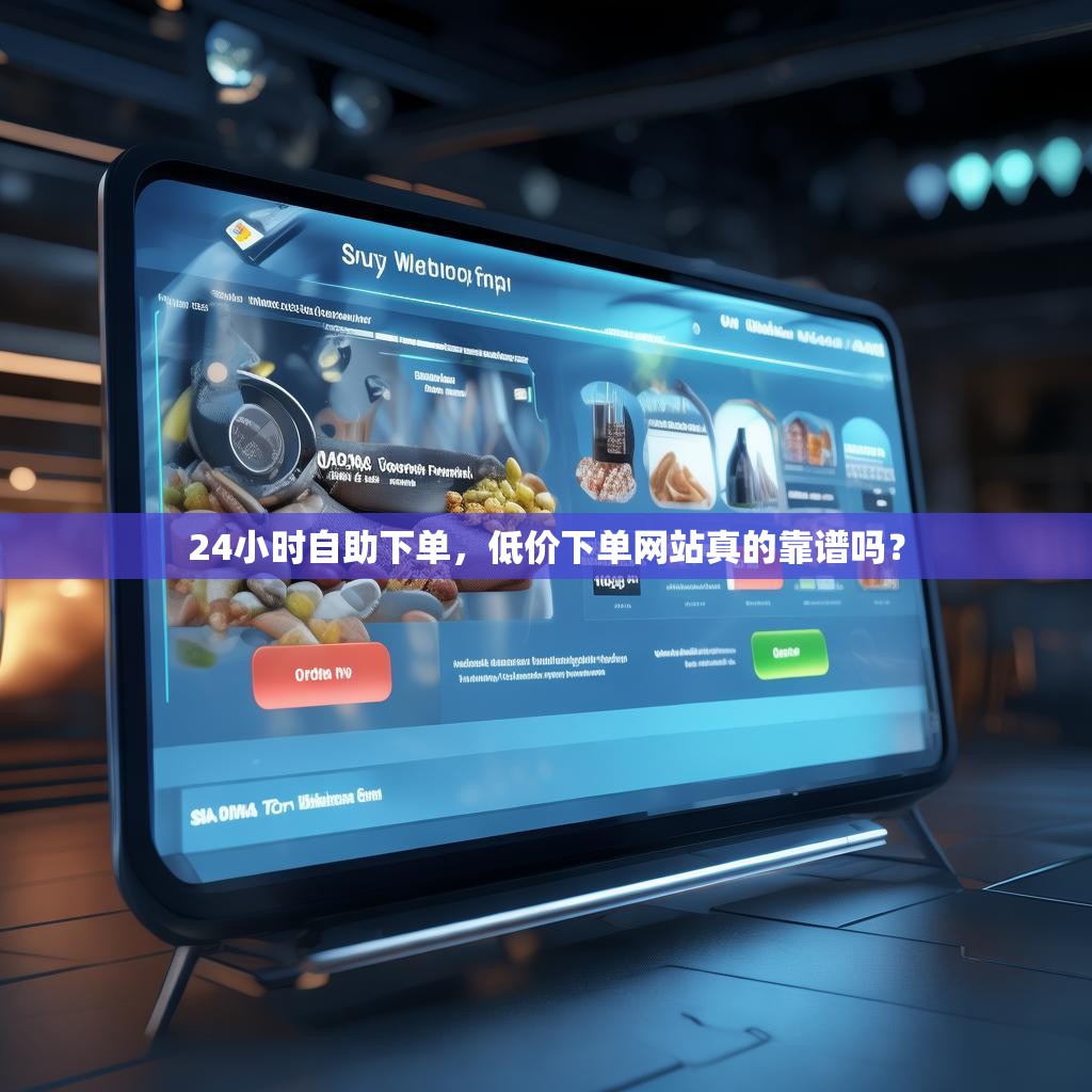 24小时自助下单，低价下单网站真的靠谱吗？