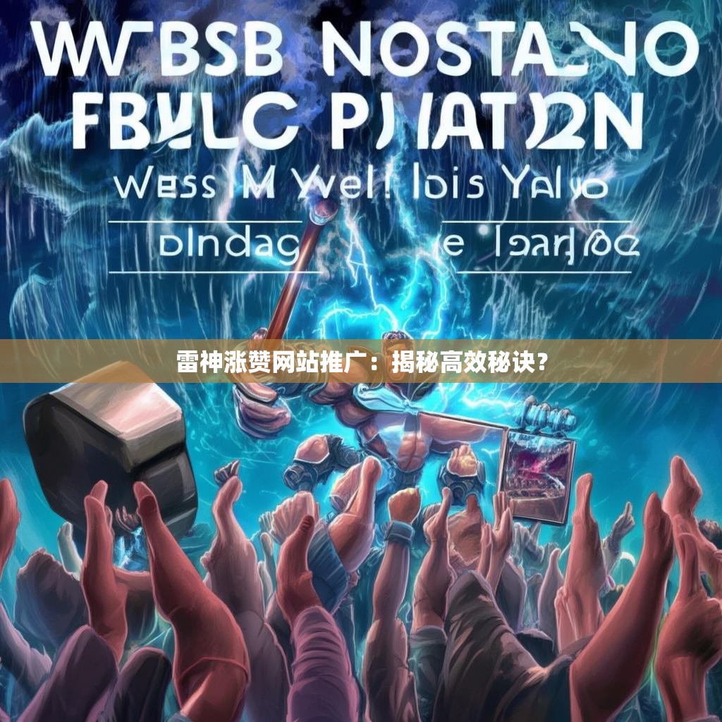 详细阅读:雷神涨赞网站推广:揭秘高效秘诀? 雷神涨赞网站推广:揭秘高效秘诀?