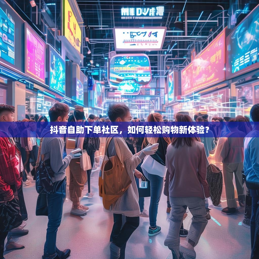 抖音自助下单社区，如何轻松购物新体验？