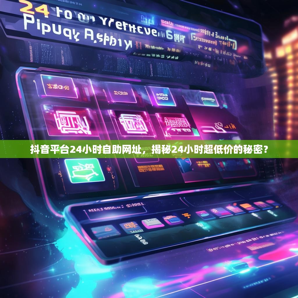 抖音平台24小时自助网址，揭秘24小时超低价的秘密？