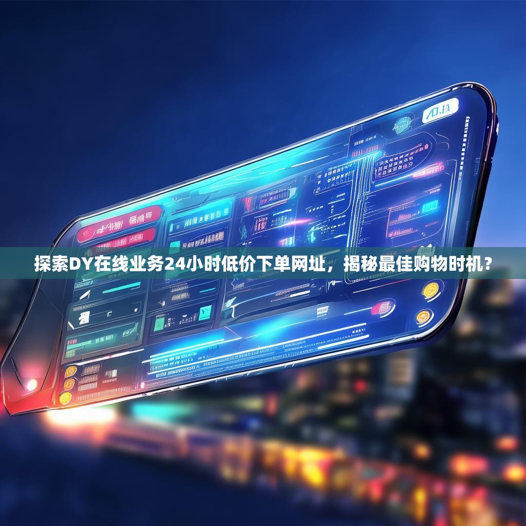 探索DY在线业务24小时低价下单网址，揭秘最佳购物时机？