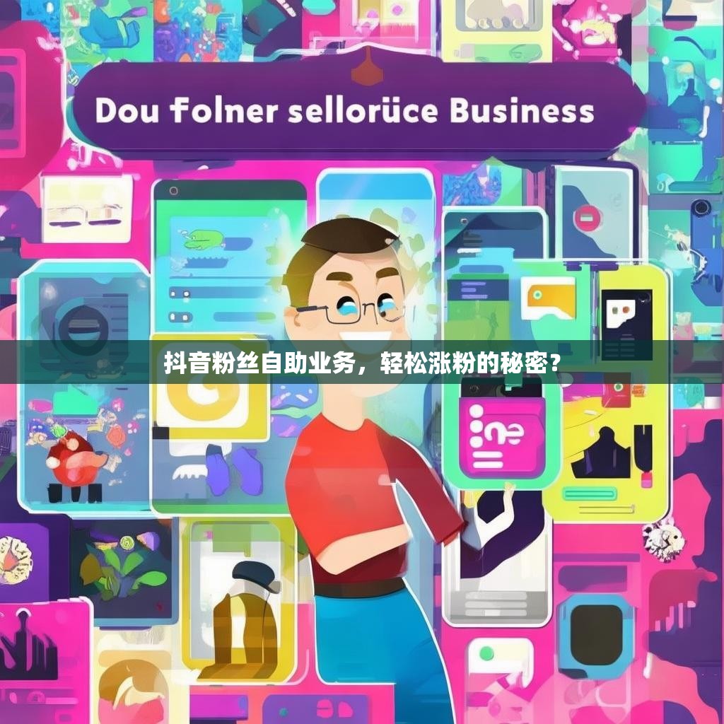 抖音粉丝自助业务，轻松涨粉的秘密？