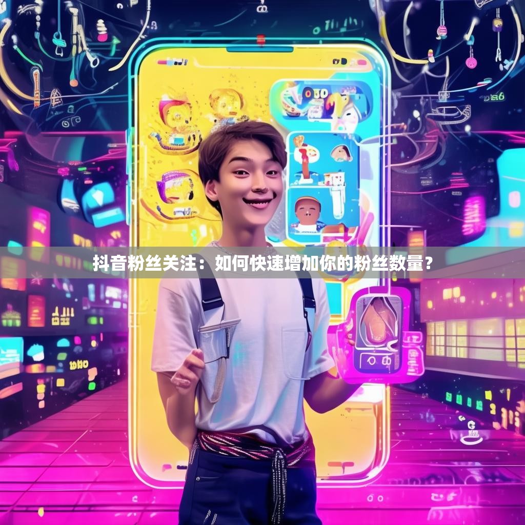 抖音粉丝关注：如何快速增加你的粉丝数量？