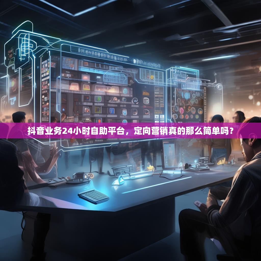 抖音业务24小时自助平台，定向营销真的那么简单吗？