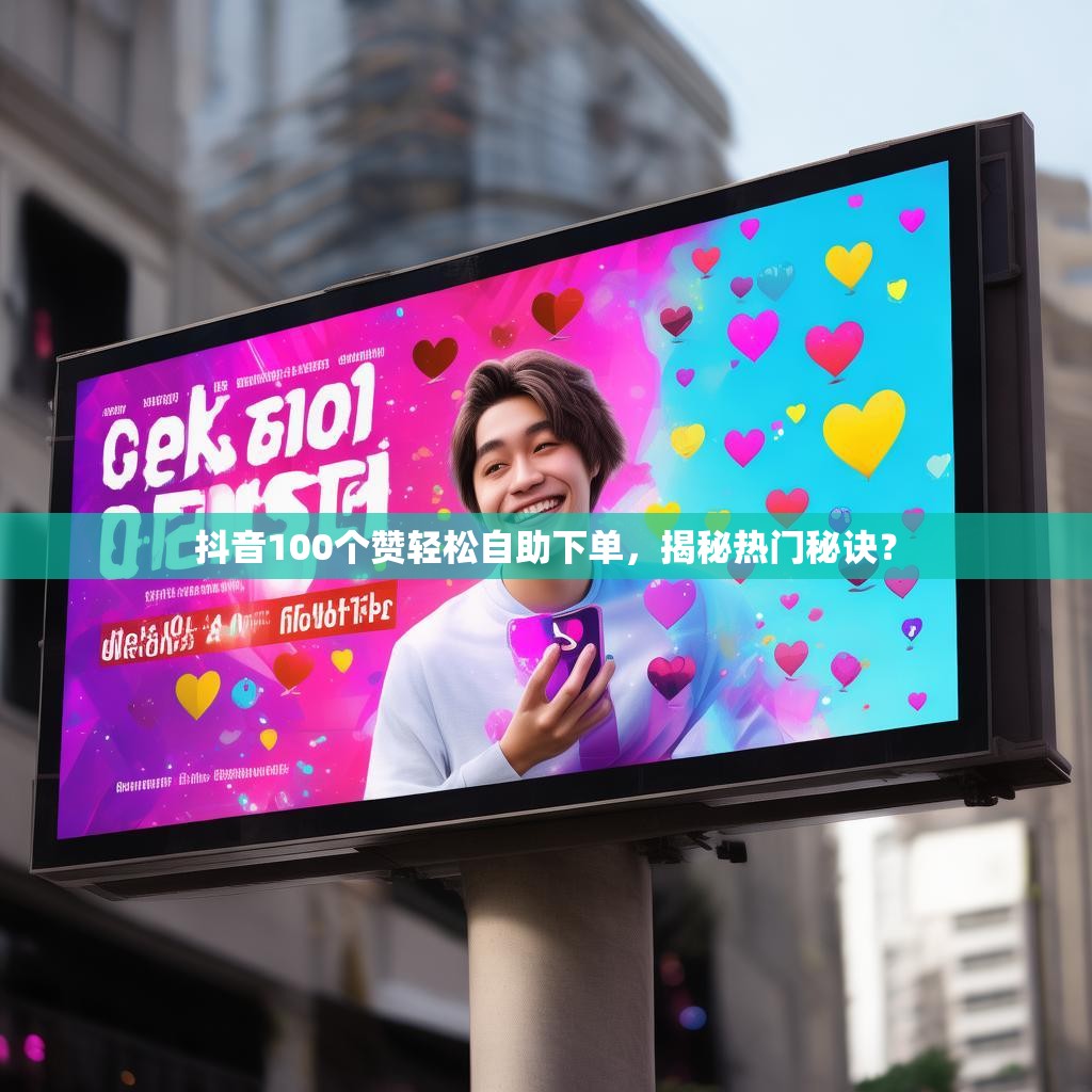 抖音100个赞轻松自助下单，揭秘热门秘诀？
