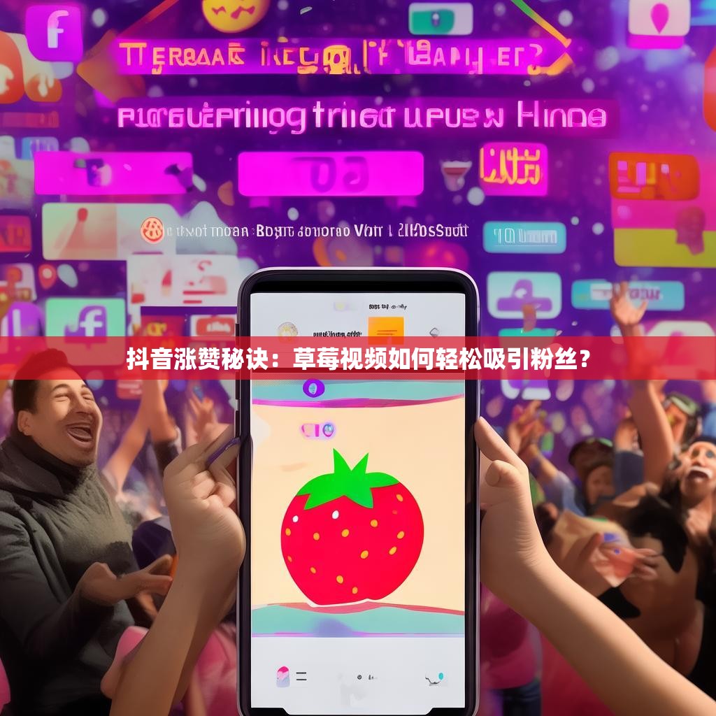 抖音涨赞秘诀：草莓视频如何轻松吸引粉丝？