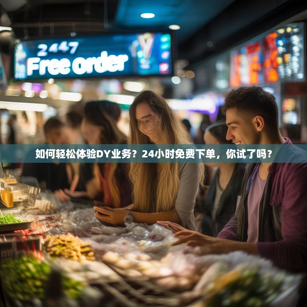 如何轻松体验DY业务？24小时免费下单，你试了吗？