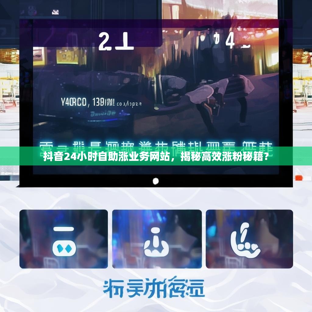 详细阅读:抖音24小时自助涨业务网站,揭秘高效涨粉秘籍? 抖音24小时自助涨业务网站,揭秘高效涨粉秘籍?