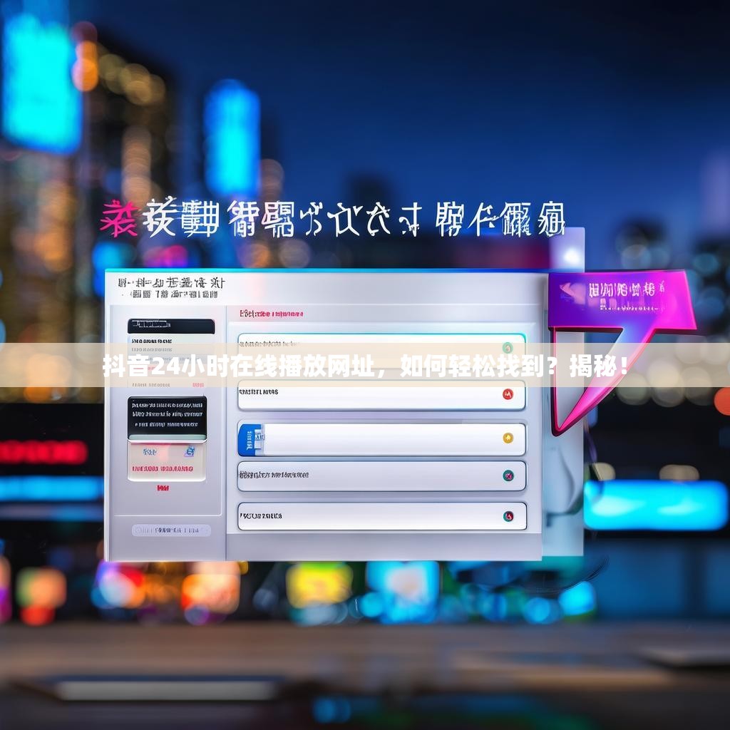 抖音24小时在线播放网址，如何轻松找到？揭秘！