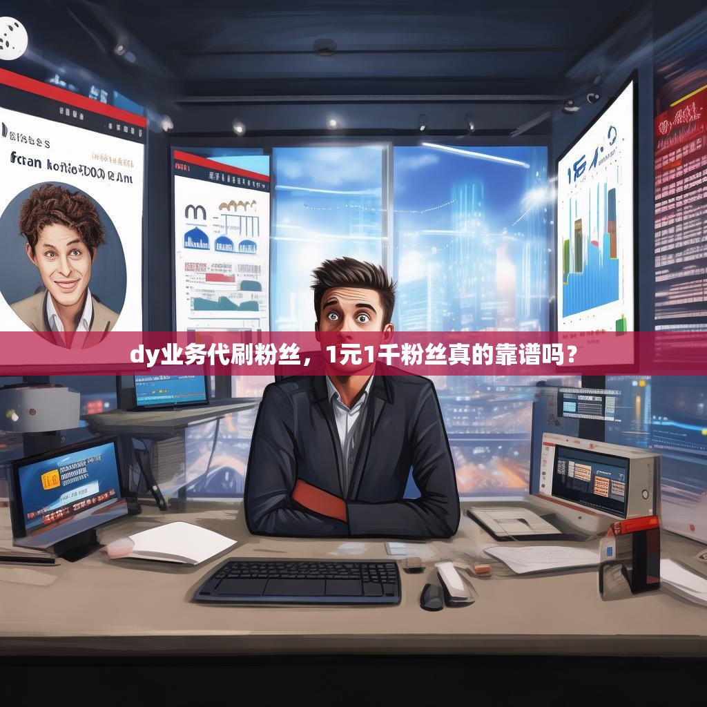 dy业务代刷粉丝，1元1千粉丝真的靠谱吗？