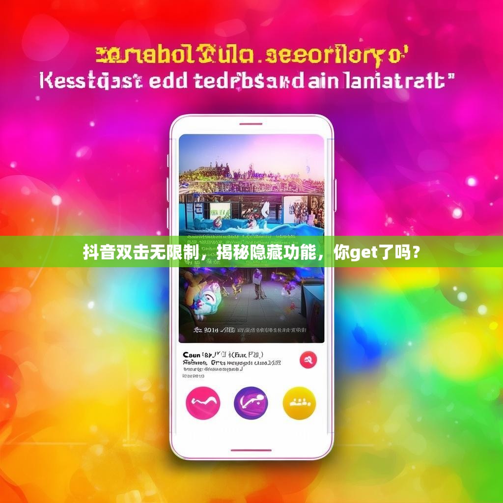 抖音双击无限制，揭秘隐藏功能，你get了吗？