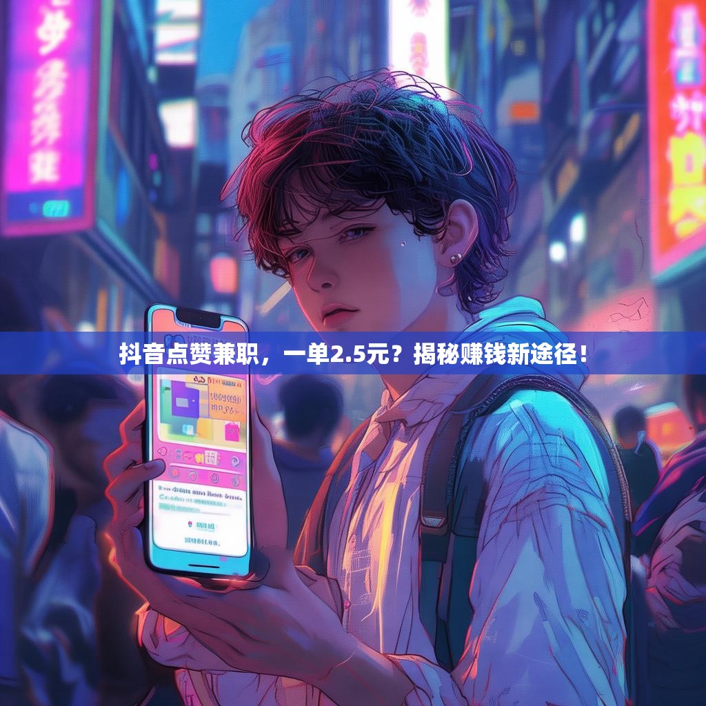 抖音点赞兼职，一单2.5元？揭秘赚钱新途径！