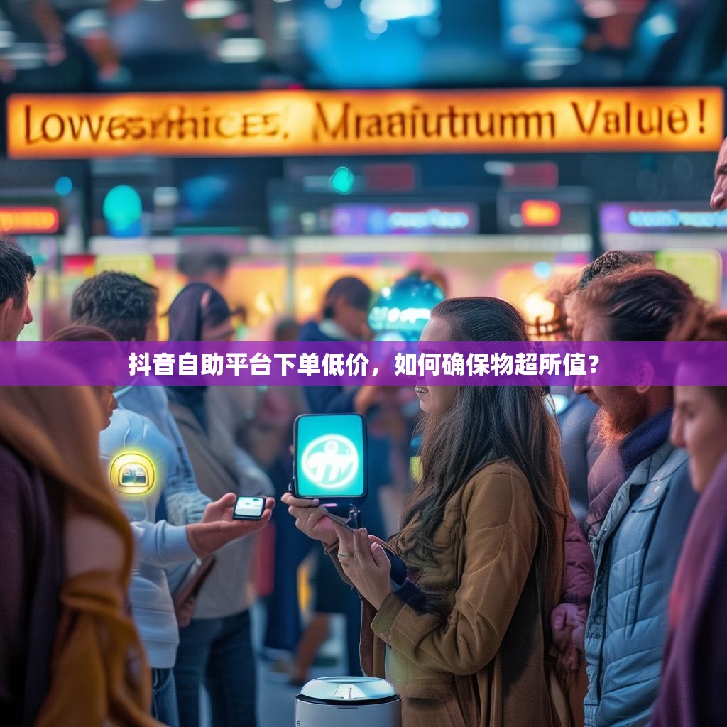 抖音自助平台下单低价，如何确保物超所值？
