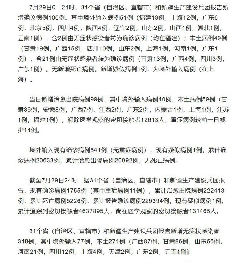 国家卫健委每日新增本土病例数及分布情况（日期持续更新）